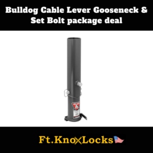 Bulldog Cable Lever Gooseneck & Set Bolt package deal