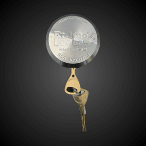 Abloy Sentry Cylinder in Stainless Steel Ft. Knox Puck Lock Body